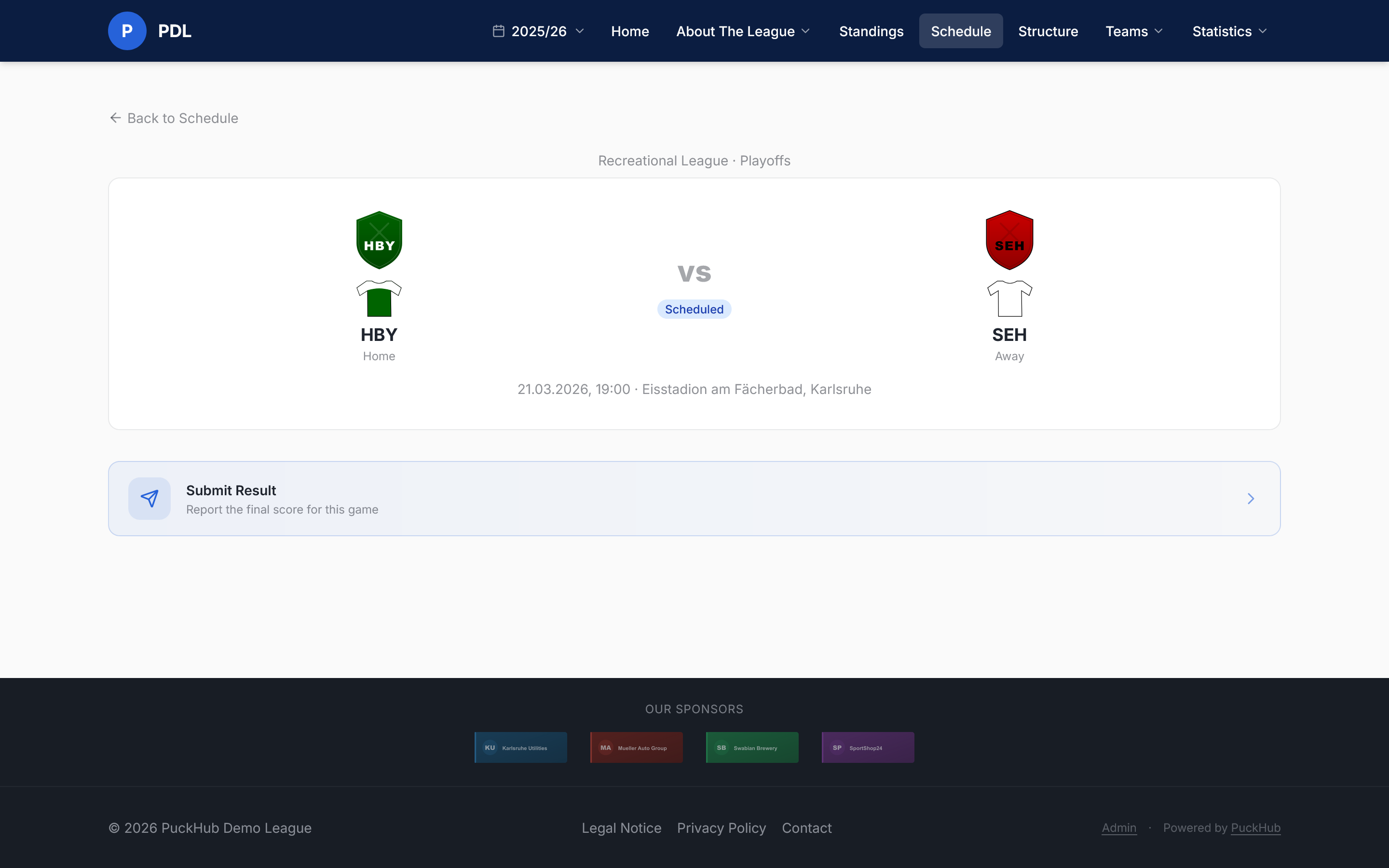 Public Game Reporting